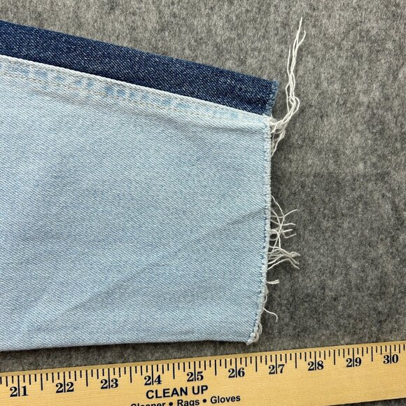 Hollister Two Tone Ultra High Rise Mom Jeans Women's Size 9 / 29 X 27 Distressed - Picture 10 of 12